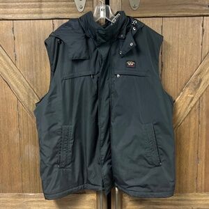 Paul & Shark Yachting Hooded Technical Nautical Button Up Zipper Vest Size 3XL